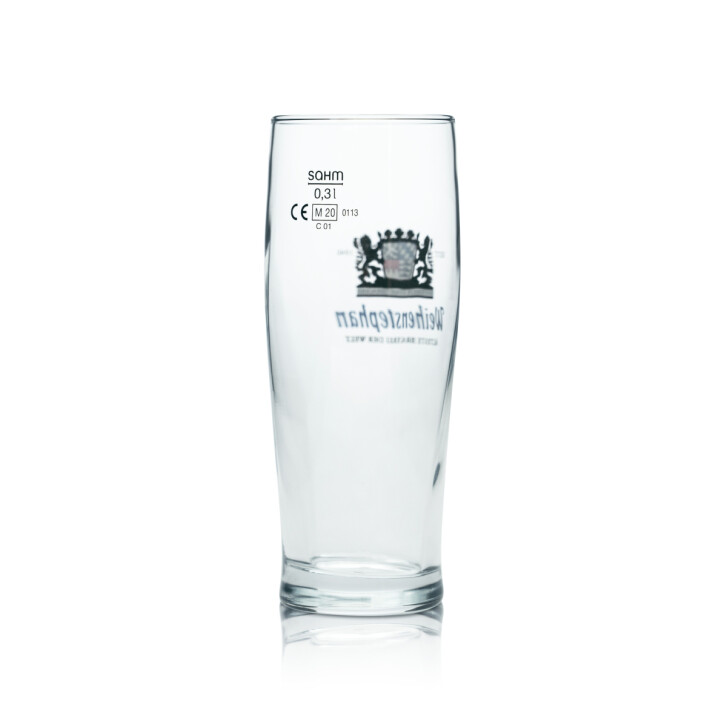 6 verres à bière Weihenstephan 0,3 l, gobelets, verres à pied, verres de bar, Willi Beer
