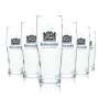 6 verres à bière Weihenstephan 0,3 l, gobelets, verres à pied, verres de bar, Willi Beer