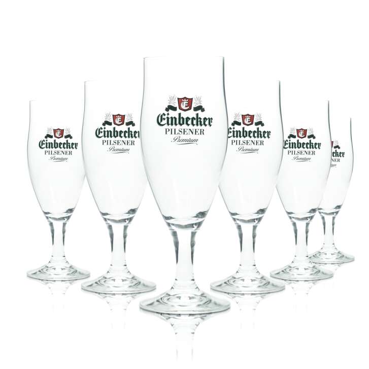 6x Einbecker verre à bière 0,2l coupe tulipe calice Ikaria verres Gastro brasserie bar