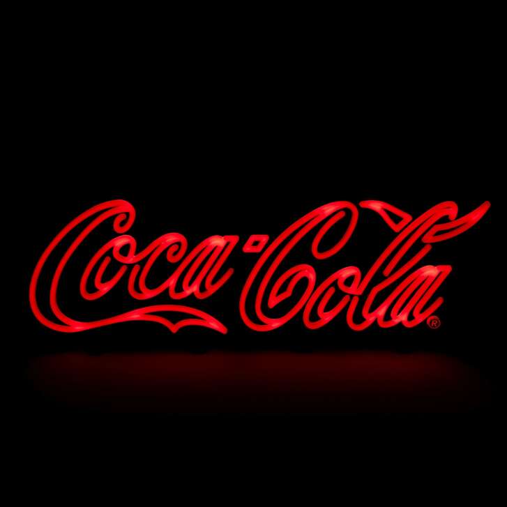 Coca Cola Enseigne lumineuse LED Néonsign Display Deco Bar illuminé