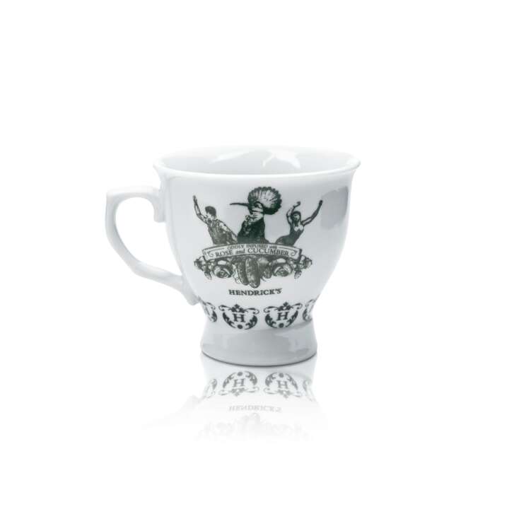 Verre à gin Hendricks 0,1l Design tea Tasse Verres à anse Tea Cup Café anglais