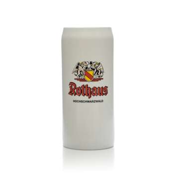 1 verre à bière Rothaus 0,5l pichet en...