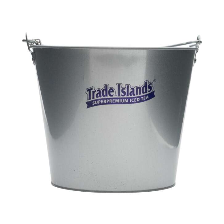 Trade Islands Seau en tôle 5 L avec anse, décapsuleur, seau à glace Bucket Cooler Ice